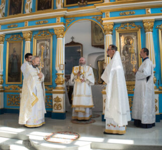 Епископ Павел совершил Литургию в кафедральном соборе Св. Анны г. Столбцы