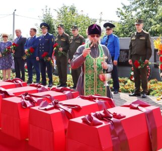 Перезахоронение останков военнослужащих, погибших в годы Великой Отечественной войны