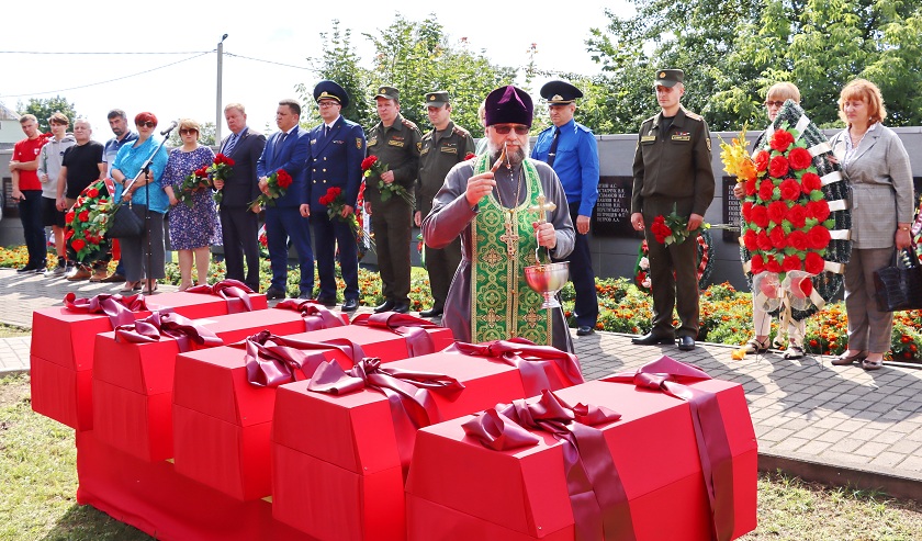 Перезахоронение останков военнослужащих, погибших в годы Великой Отечественной войны