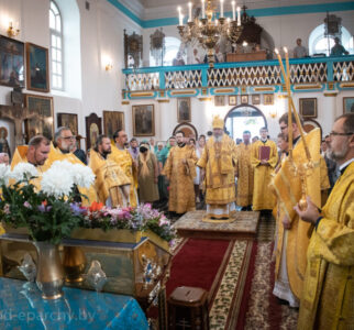 Епископ Павел возглавил Литургию в кафедральном соборе Св. праведной Анны