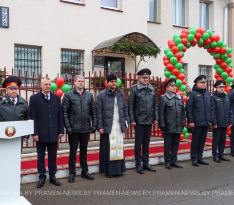 Священник принял участие в торжественном открытии отделения Департамента охраны МВД