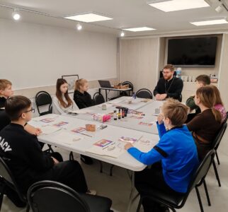 Встреча с учащимися ГУО «Гимназия №1»