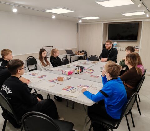 Встреча с учащимися ГУО «Гимназия №1»