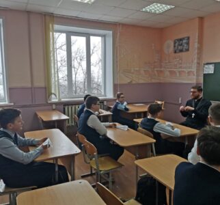 Встреча учащихся со священником