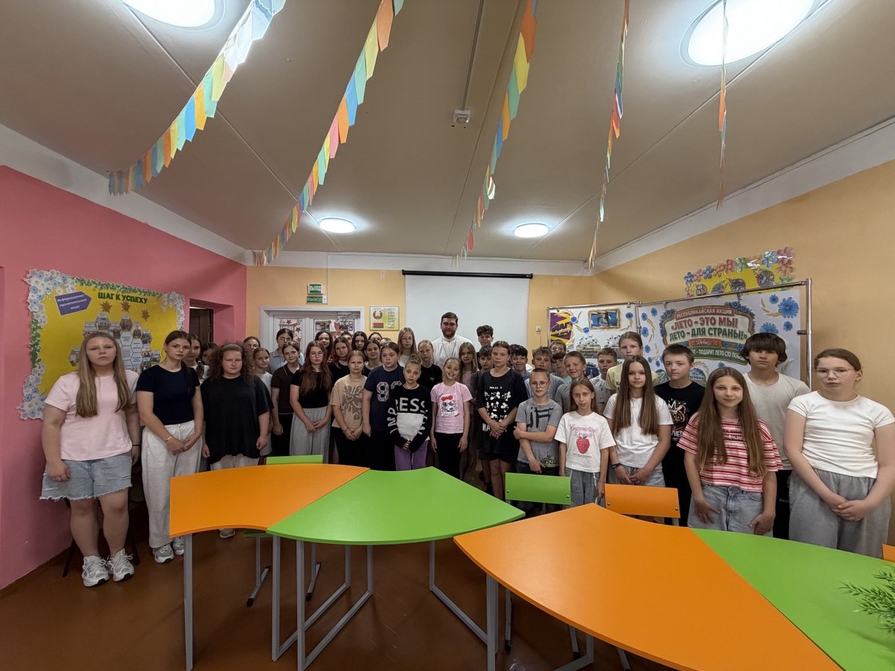 Встреча со священником прошла в детском оздоровительном лагере «Нёман»
