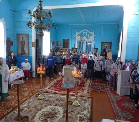Литургия для насельников пансионата Колосок д. Куль.