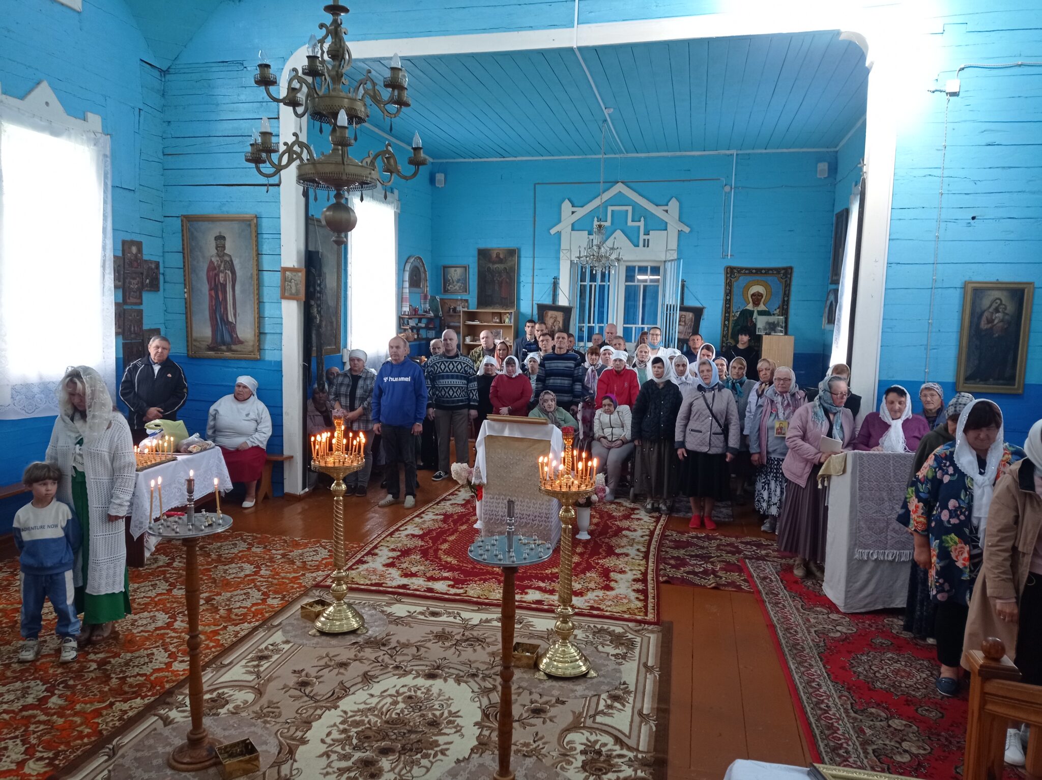 Литургия для насельников пансионата Колосок д. Куль.