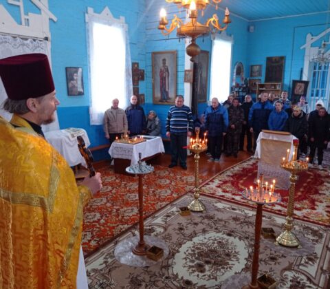 Литургия для насельников пансионата Колосок д. Куль.
