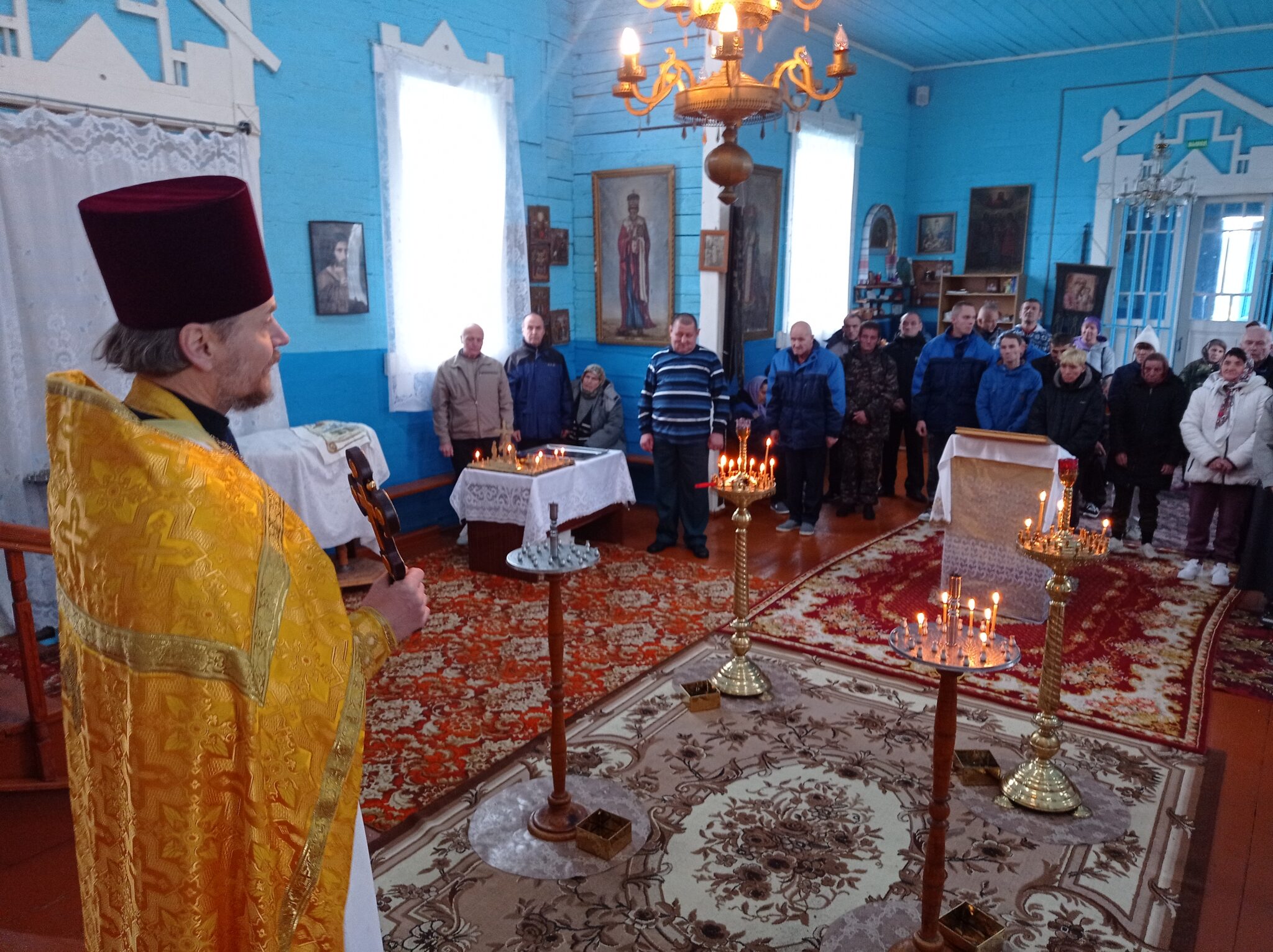Литургия для насельников пансионата Колосок д. Куль.